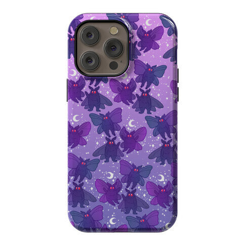 Chubby Mothman Nighttime Pattern Phone Case